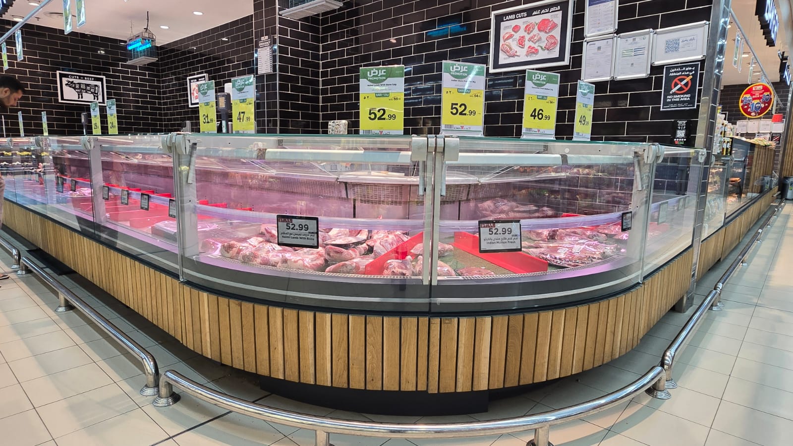 Al Wafa Hypermarket SMART SHELF installation